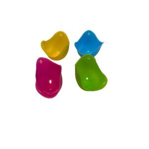 Egg Poacher Silicone Poaching Cups Set of 4 Boil Microwave Stove Top Cook Eggs